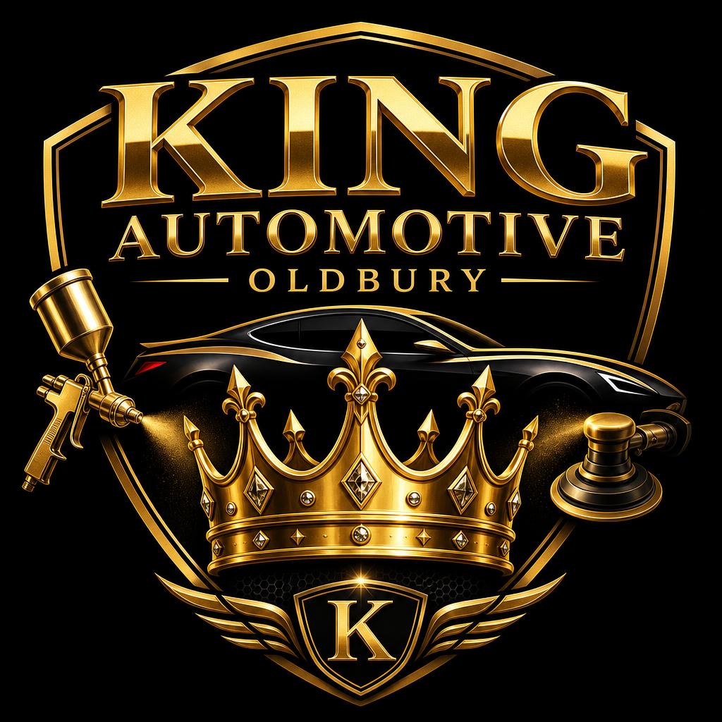 King Automotive Oldbury car paint shop near me logo